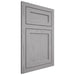 Shiloh Cabinetry Flush Inset Malibu White Oak Plain Cut Stratus Door