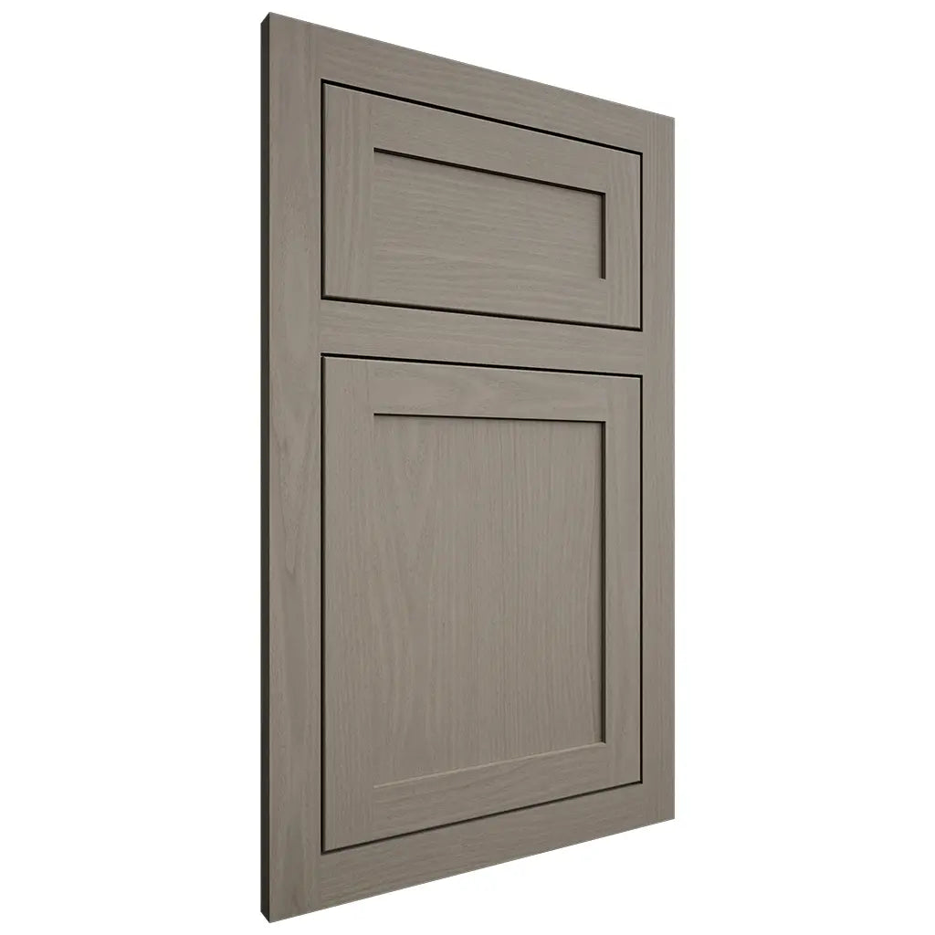 Shiloh Cabinetry Flush Inset Malibu White Oak Plain Cut Thyme Door
