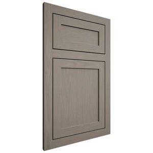 Shiloh Cabinetry Flush Inset Malibu White Oak Plain Cut Thyme Door