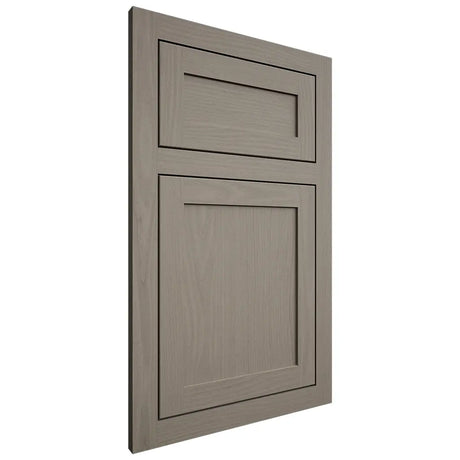 Shiloh Cabinetry Flush Inset Malibu White Oak Plain Cut Thyme Door