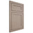 Shiloh Cabinetry Flush Inset Malibu White Oak Plain Cut Whitewash Door