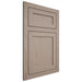 Shiloh Cabinetry Flush Inset Malibu White Oak Plain Cut Whitewash Door