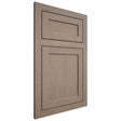 Shiloh Cabinetry Flush Inset Malibu White Oak Quarter Sawn Almond Door