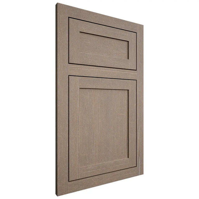 Shiloh Cabinetry Flush Inset Malibu White Oak Quarter Sawn Almond Door