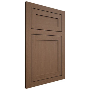 Shiloh Cabinetry Flush Inset Malibu White Oak Quarter Sawn Autumn Door