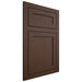Shiloh Cabinetry Flush Inset Malibu White Oak Quarter Sawn Braun Door