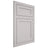 Shiloh Cabinetry Flush Inset Malibu White Oak Quarter Sawn Cotton Door