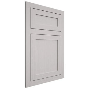 Shiloh Cabinetry Flush Inset Malibu White Oak Quarter Sawn Cotton Door