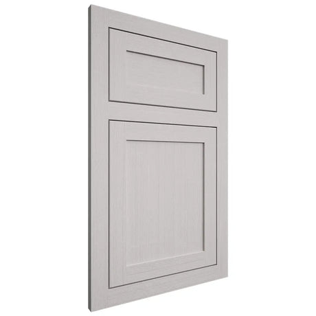 Shiloh Cabinetry Flush Inset Malibu White Oak Quarter Sawn Cotton Door