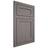 Shiloh Cabinetry Flush Inset Malibu White Oak Quarter Sawn Flagstone Door