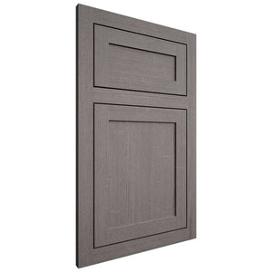 Shiloh Cabinetry Flush Inset Malibu White Oak Quarter Sawn Flagstone Door