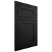 Shiloh Cabinetry Flush Inset Malibu White Oak Quarter Sawn Ink Door
