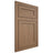 Shiloh Cabinetry Flush Inset Malibu White Oak Quarter Sawn Medium Door