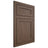 Shiloh Cabinetry Flush Inset Malibu White Oak Quarter Sawn Mineral Door