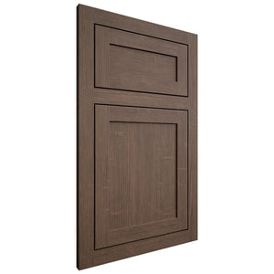 Shiloh Cabinetry Flush Inset Malibu White Oak Quarter Sawn Mineral Door