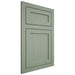 Shiloh Cabinetry Flush Inset Malibu White Oak Quarter Sawn Moss Door