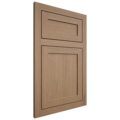 Shiloh Cabinetry Flush Inset Malibu White Oak Quarter Sawn Natural Door