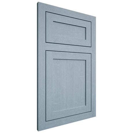 Shiloh Cabinetry Flush Inset Malibu White Oak Quarter Sawn Sky Door