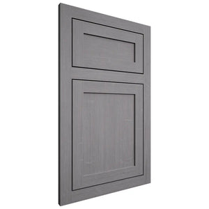 Shiloh Cabinetry Flush Inset Malibu White Oak Quarter Sawn Sterling Door