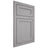 Shiloh Cabinetry Flush Inset Malibu White Oak Quarter Sawn Stratus Door