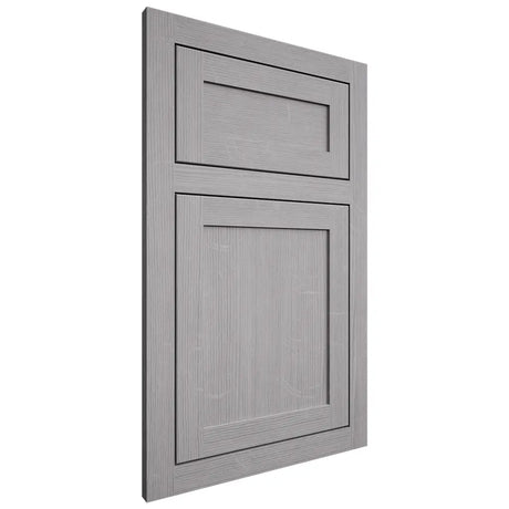 Shiloh Cabinetry Flush Inset Malibu White Oak Quarter Sawn Stratus Door