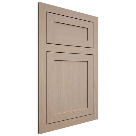Shiloh Cabinetry Flush Inset Malibu White Oak Quarter Sawn Straw Door