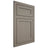 Shiloh Cabinetry Flush Inset Malibu White Oak Quarter Sawn Thyme Door