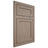 Shiloh Cabinetry Flush Inset Malibu White Oak Rift Cut Almond Door
