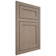Shiloh Cabinetry Flush Inset Malibu White Oak Rift Cut Almond Door