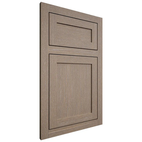 Shiloh Cabinetry Flush Inset Malibu White Oak Rift Cut Almond Door