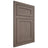 Shiloh Cabinetry Flush Inset Malibu White Oak Rift Cut Clay Door