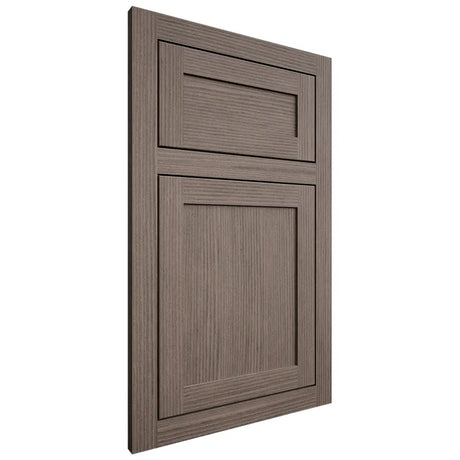 Shiloh Cabinetry Flush Inset Malibu White Oak Rift Cut Clay Door