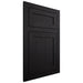 Shiloh Cabinetry Flush Inset Malibu White Oak Rift Cut Ink Door