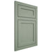 Shiloh Cabinetry Flush Inset Malibu White Oak Rift Cut Moss Door