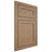 Shiloh Cabinetry Flush Inset Malibu White Oak Rift Cut Natural Door