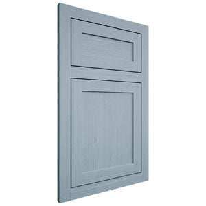 Shiloh Cabinetry Flush Inset Malibu White Oak Rift Cut Sky Door
