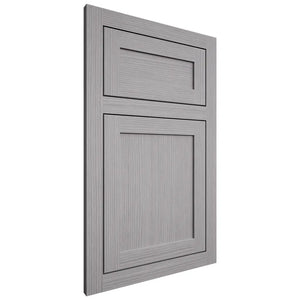 Shiloh Cabinetry Flush Inset Malibu White Oak Rift Cut Stratus Door