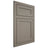 Shiloh Cabinetry Flush Inset Malibu White Oak Rift Cut Thyme Door