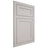 Shiloh Cabinetry Flush Inset Malibu One Paintable Amazing Gray Door