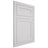 Shiloh Cabinetry Flush Inset Malibu One Paintable Arctic Door