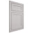 Shiloh Cabinetry Flush Inset Malibu One Paintable Mindful Gray Door