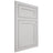 Shiloh Cabinetry Flush Inset Malibu One Paintable Repose Gray Door