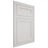 Shiloh Cabinetry Flush Inset Malibu One Paintable Soft White Door