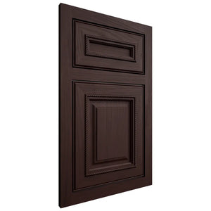 Shiloh Cabinetry Flush Inset Manchester Alder Plain Cut Bistre Door