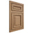 Shiloh Cabinetry Flush Inset Manchester Alder Plain Cut Dusty Road Door