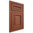 Shiloh Cabinetry Flush Inset Manchester Alder Plain Cut Sierra Door