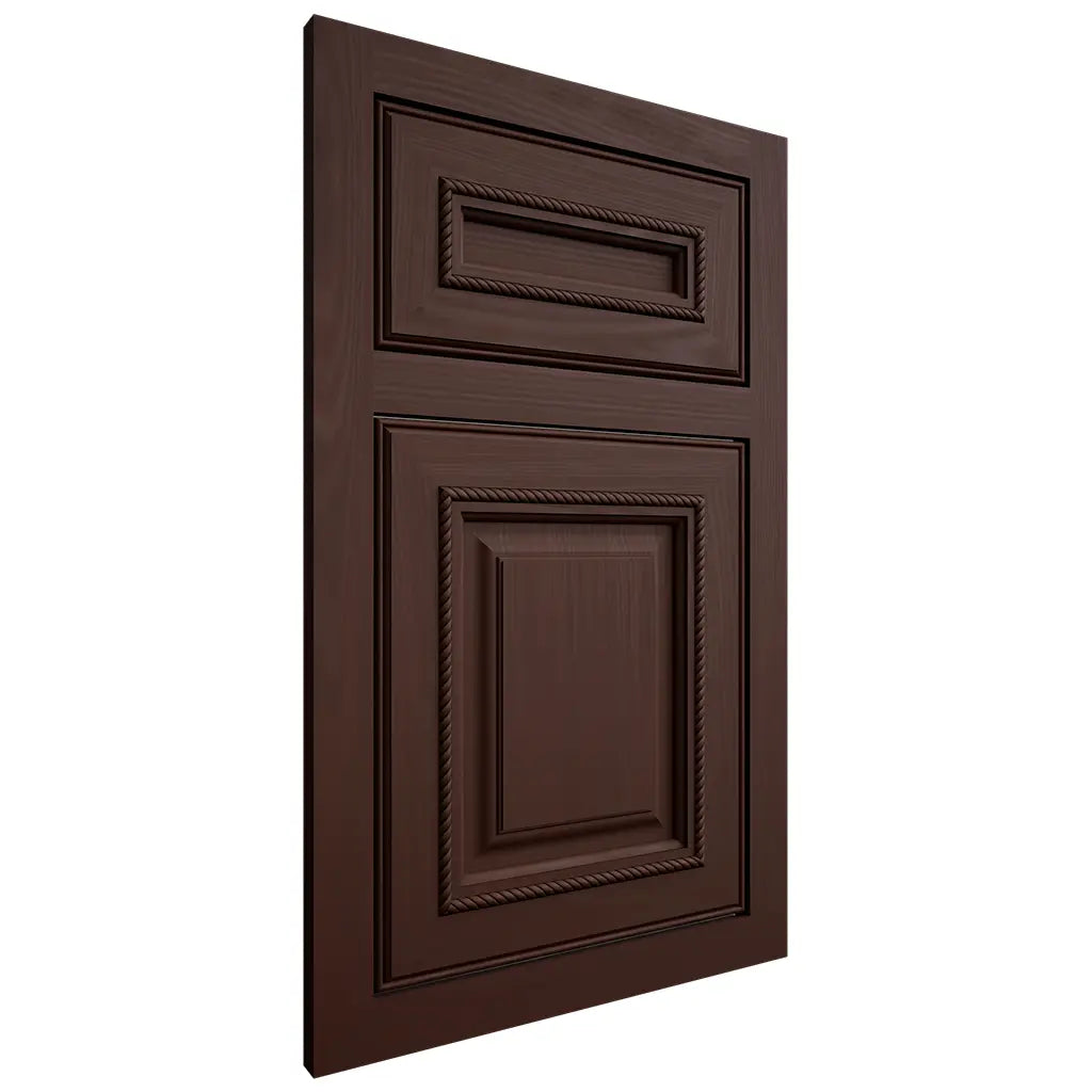 Shiloh Cabinetry Flush Inset Manchester Alder Plain Cut Umber Door
