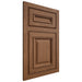 Shiloh Cabinetry Flush Inset Manchester Alder Plain Cut Walnut Door