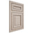 Shiloh Cabinetry Flush Inset Manchester Alder Plain Cut White Sands Door