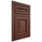 Shiloh Cabinetry Flush Inset Manchester Cherry Plain Cut Bourbon Door
